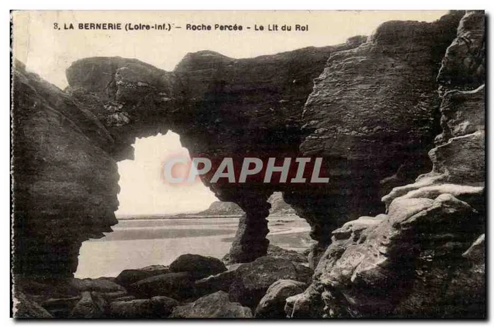 La Bernerie (Loire-Inf.) — Roche Percée — Le Lit du Rol - Frente