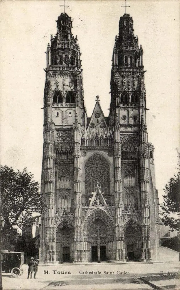 Tours — Cattedrale di San Gatien — E.A. (editore) - Recto
