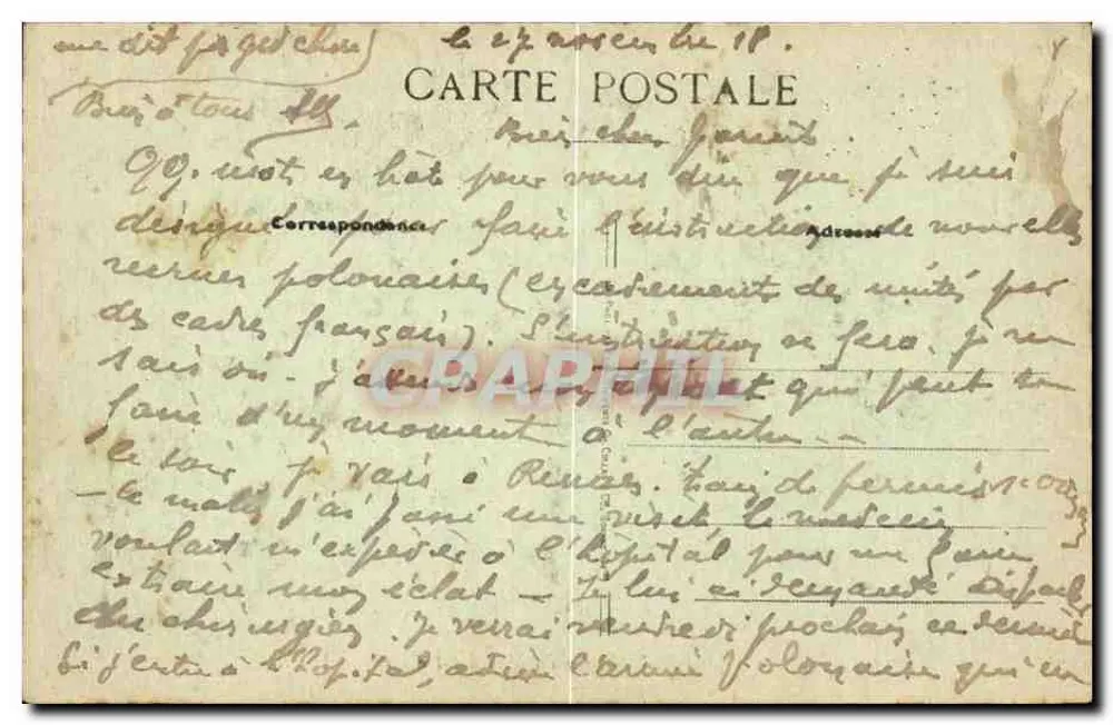ANGERS — Allgemeiner Blick auf den Jardin du Mail von oben — Edition Laroute, Angers, n°165 - Rückseite