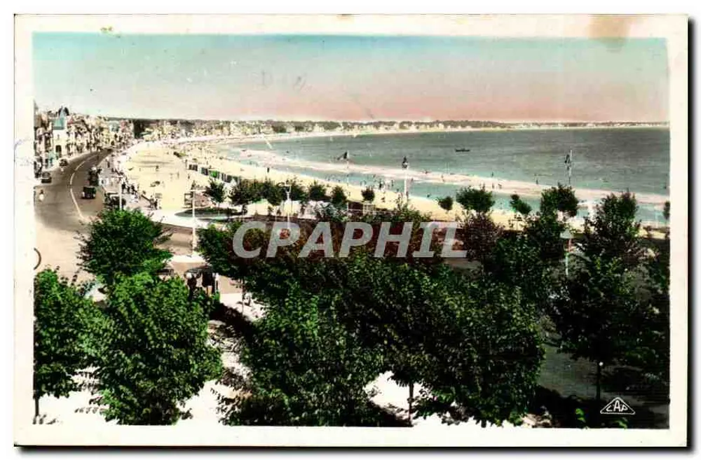La Baule — Vista da Praia — editor A.P. n°447 - Frente