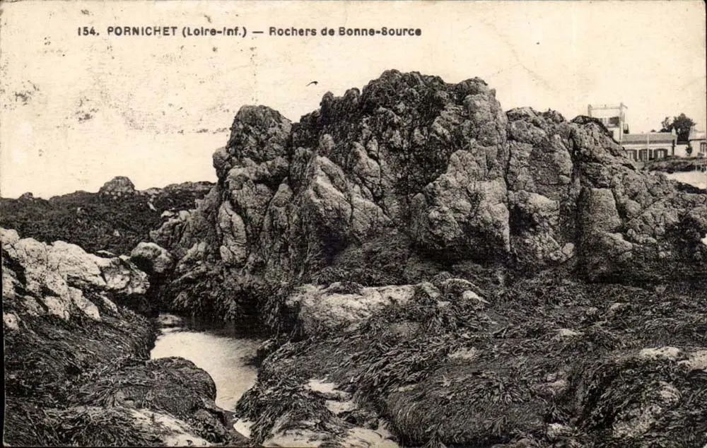 Pornichet (Loire-Inf.) — Rochers de Bonne-Source — R. Chapeau, editor - Frente