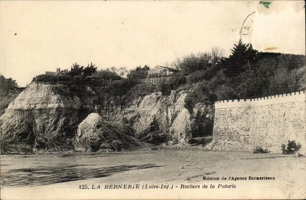 LA BERNERIE (Loire-Inf.) - Rochiers de la Patorie — Edição da Agência Bernerienne, n°125 - Frente