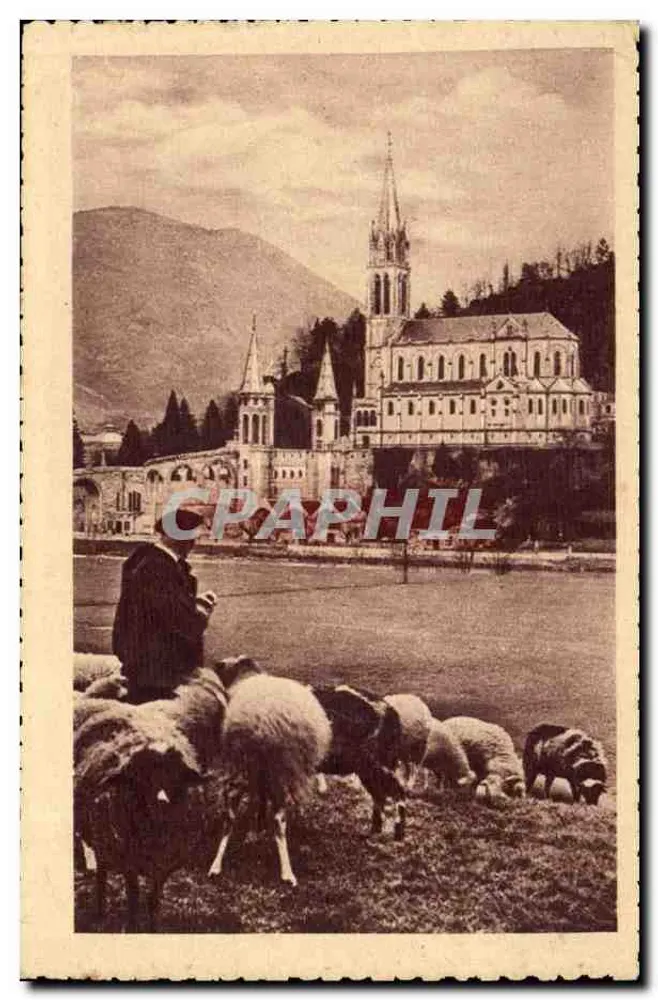 Lourdes — A Basílica P. D. — Edição P. Doucet - Frente