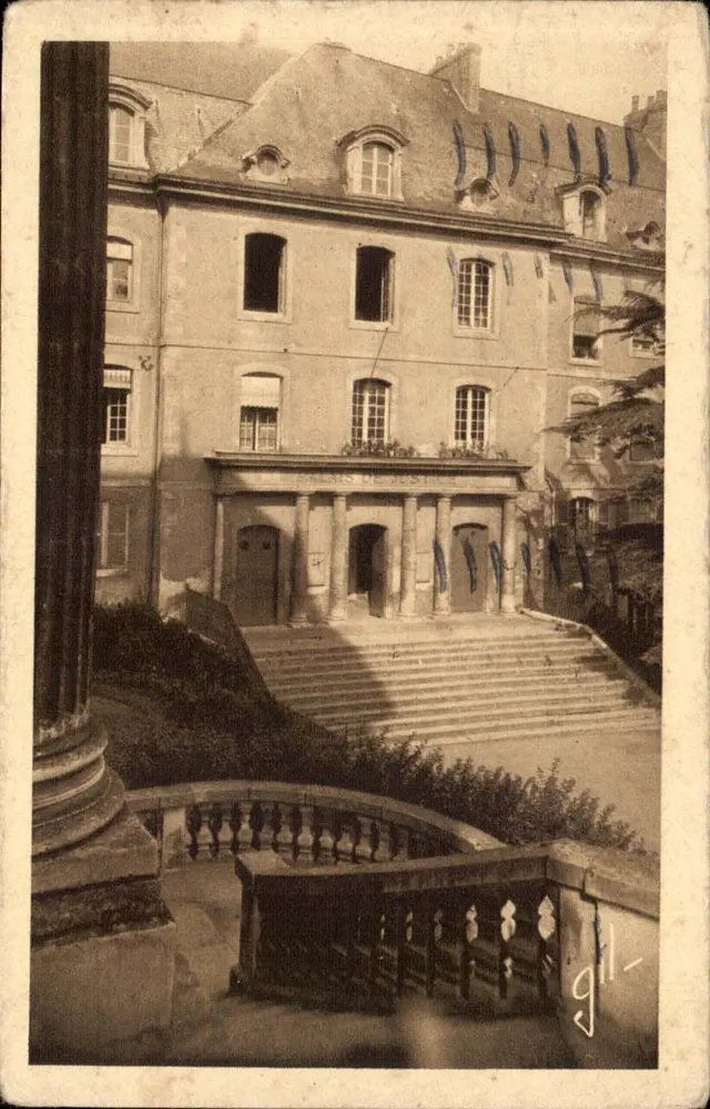 Le Mans (Sarthe) — O Palácio de Justiça — editor Gil - Frente