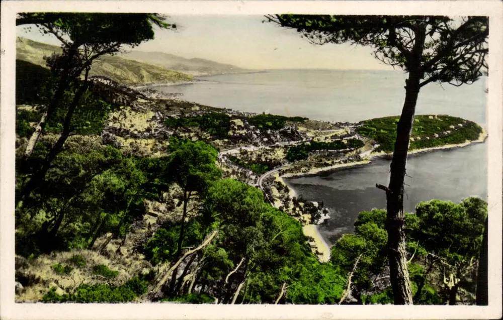 Ausblick auf den Cap Martin und Italien — 122 MENTON — Verlag C.A.P. - Vorderseite