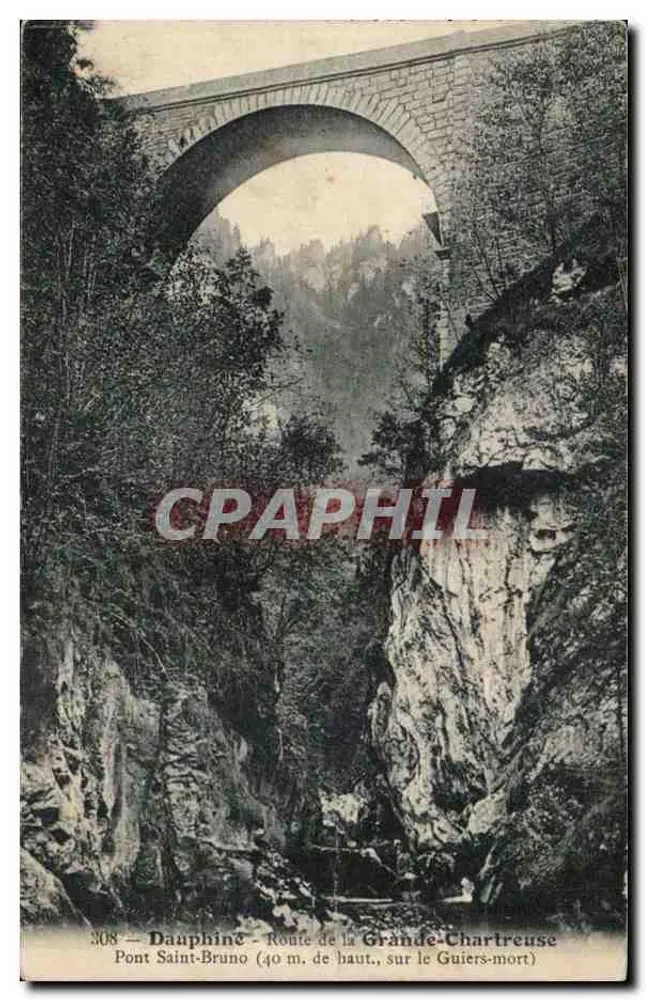Puente Saint-Bruno — Dauphine, sobre el Guiers-mort, n° 308 - Anverso