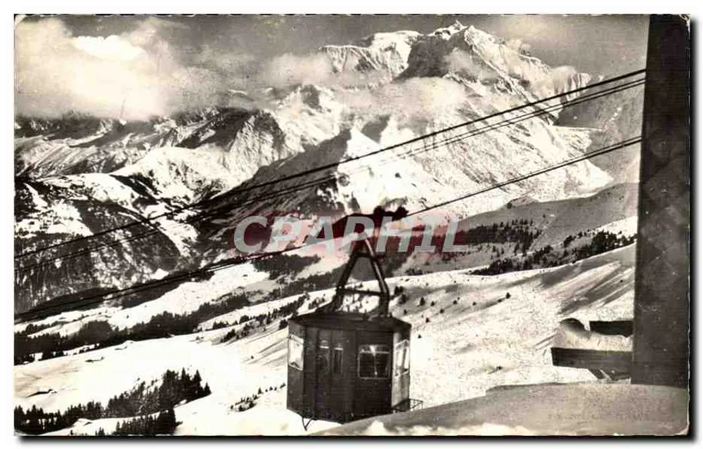 Der Mont d'Arbois — Der Seilbahn von Saint Gervais und der Mont Blanc — Éditions J. Cellard - Vorderseite