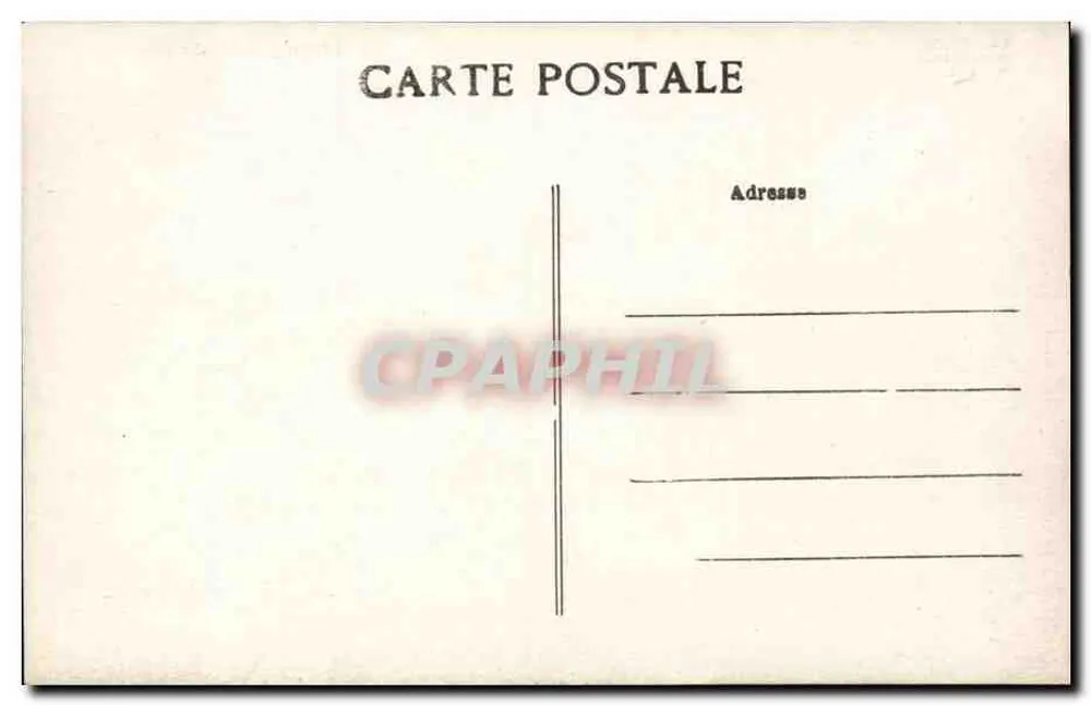Fécamp — As Falésias — F. L. - Verso