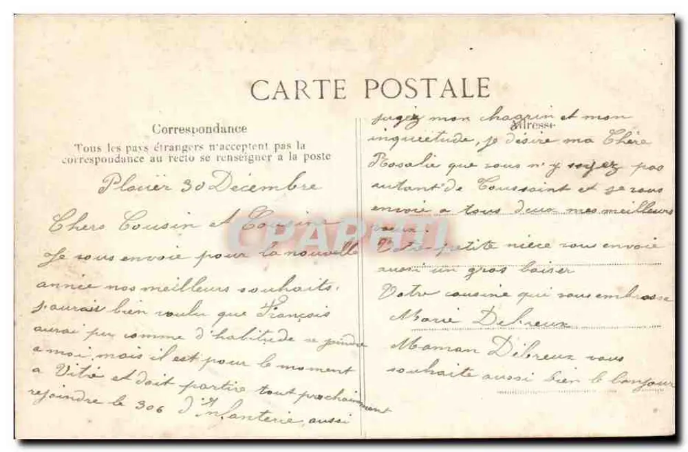 A BÉNÉDICTINE, em Fécamp — Vista Geral, tirada do Square — imp. da Bénédictine - Verso