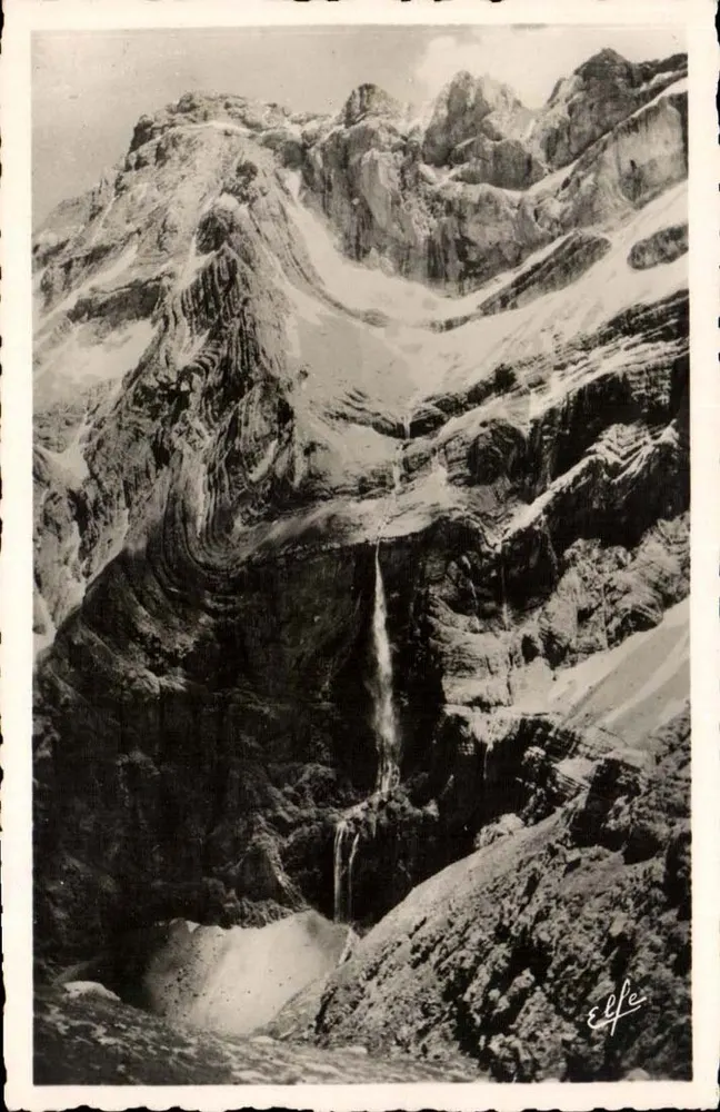 Wasserfall von 422 m und die Gipfel von Astazou (3.223 m) — Gavarnie (Hautes-Pyrénées) — Verlag: Quéan - Imbouche - Vorderseite