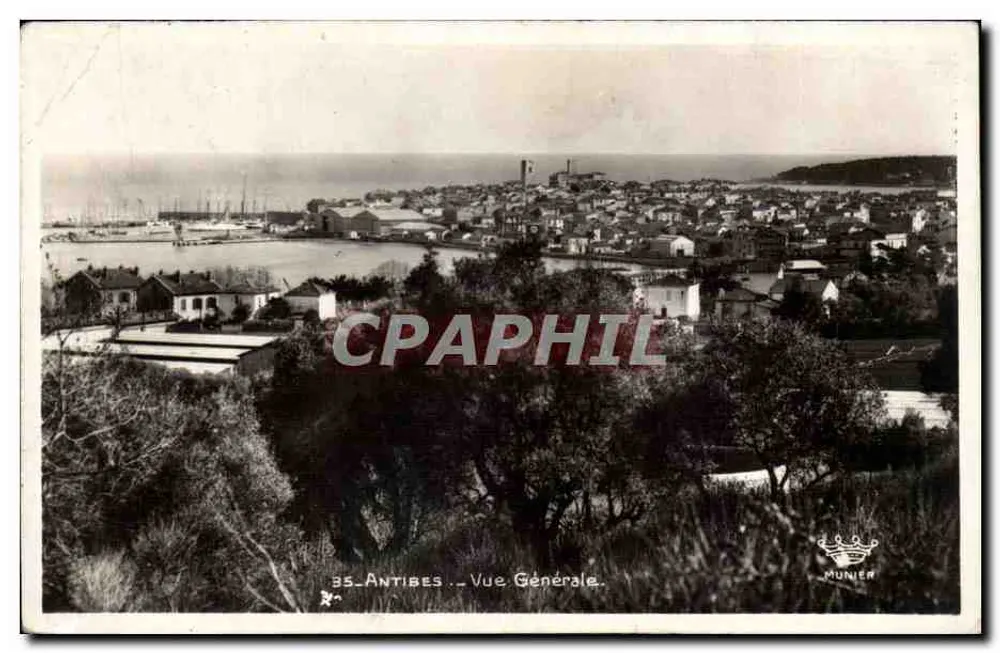 Antibes — Vista Geral — Edições de Arte Munier - Frente