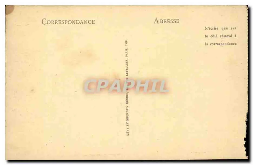 Dijon — A Praça Darcy — editor Lévy e Neurden Aétus, n° 137 - Verso