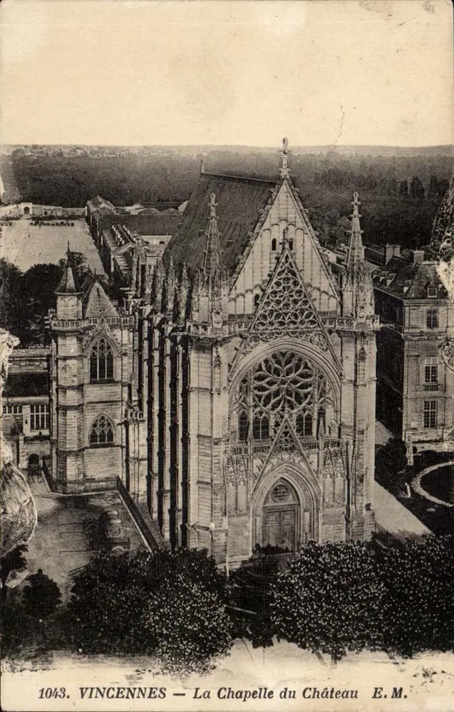 Vincennes — Capela do Castelo — E.M. n°1043 - Frente