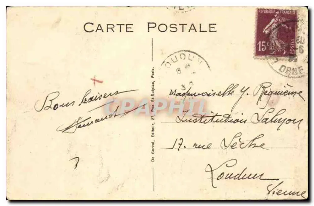 Igreja N.-S. de Montligeon — Abside — De Gerval, editor, Paris - Verso