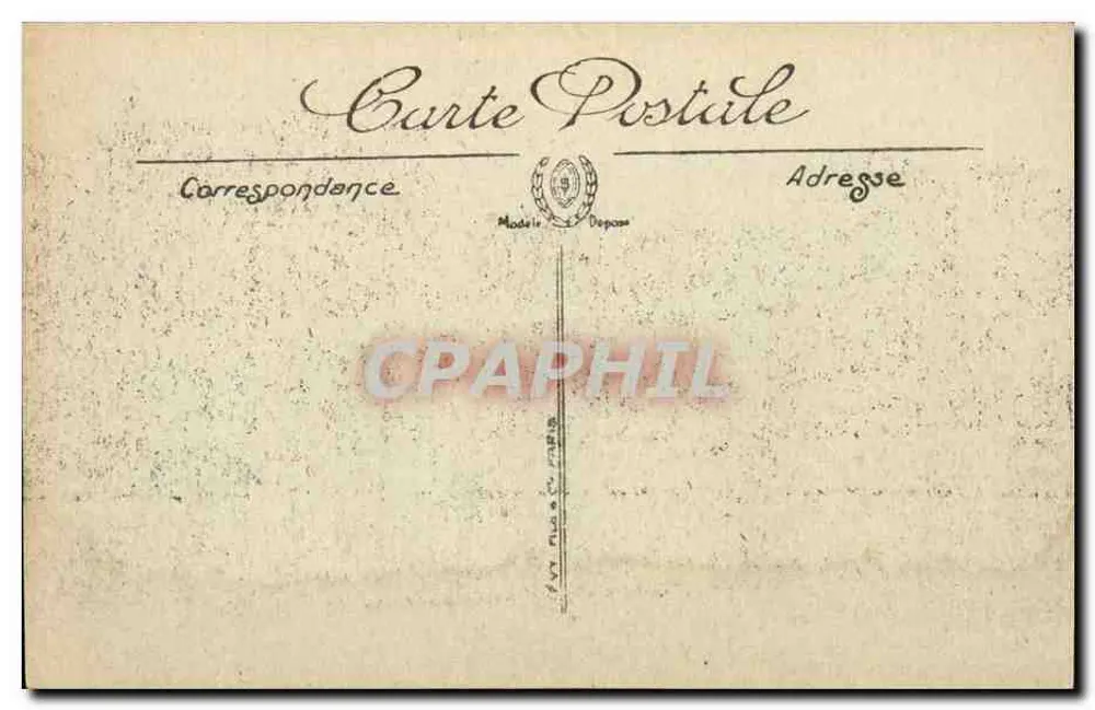 Beauvais — A Estátua de Jeanne Hachette — LL. - Verso
