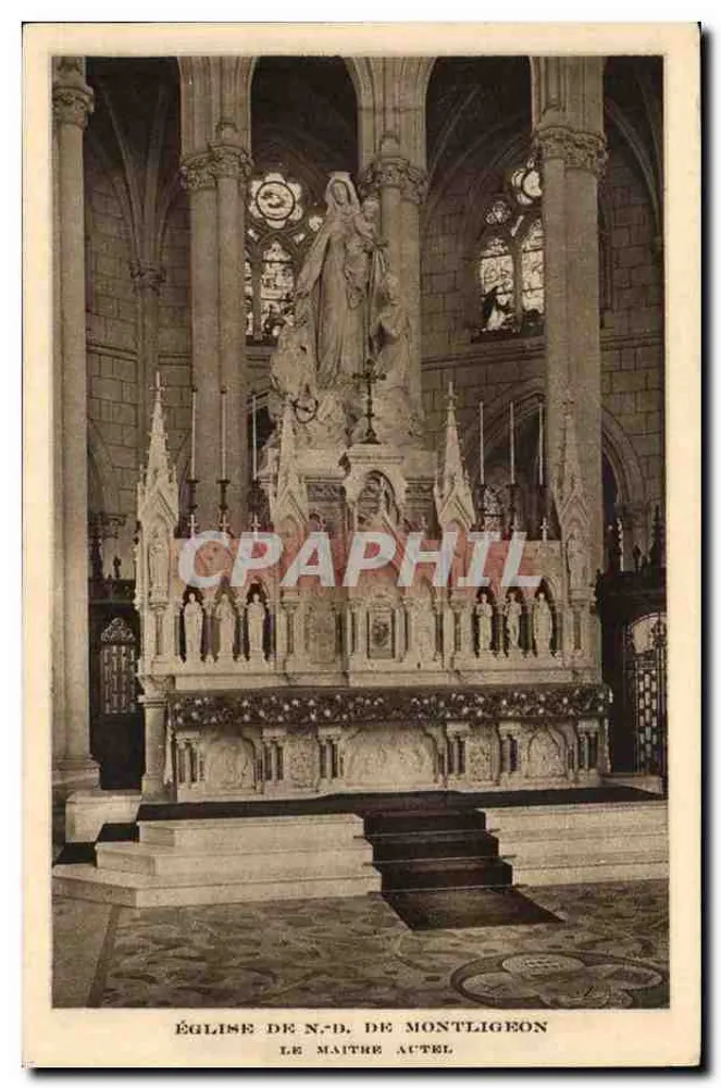 Kirche der hl. Maria von Montligeon — Der Hauptaltar - Vorderseite