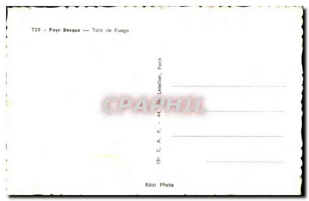 फायर बूफ़रो — बेस्क देश — एडिटर C.A.P. संख्या 739 - पीछे