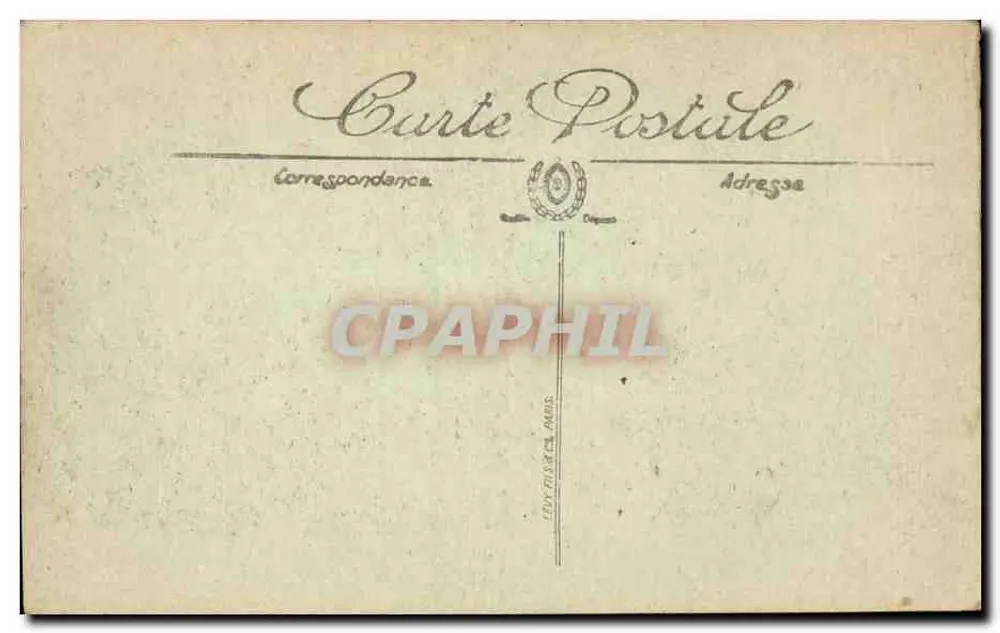 Biarritz — As Falésias e o Farol — LL. — N° 268 - Verso