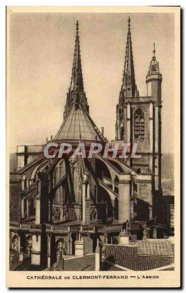 Catedral de Clermont-Ferrand — A Abside - Frente