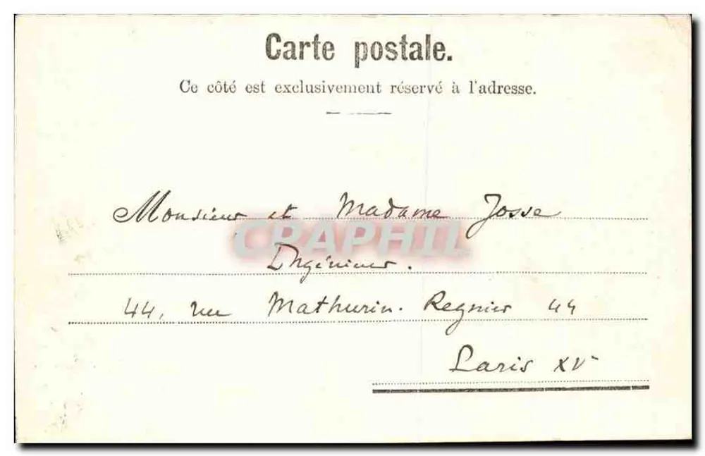 Mar de Glace — Vallorcine por Chamonix — Aug. Couttet, Chamonix, No. 12 - Verso