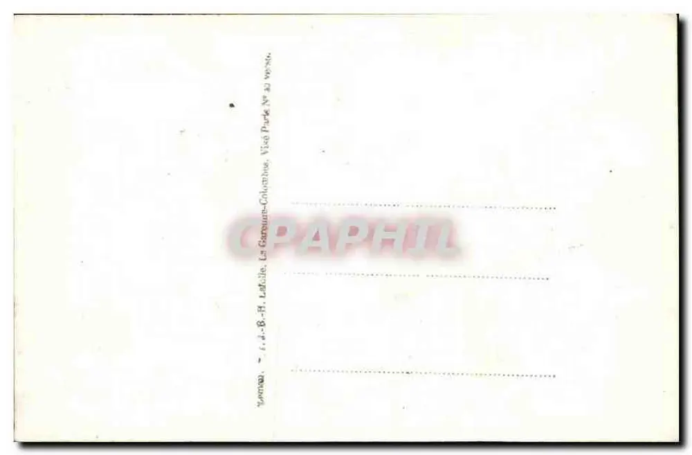 Gute Feier — Flusslandschaft, umrahmt von Blumen — Verlag La Garenne-Columbine, Nr. 146 - Rückseite
