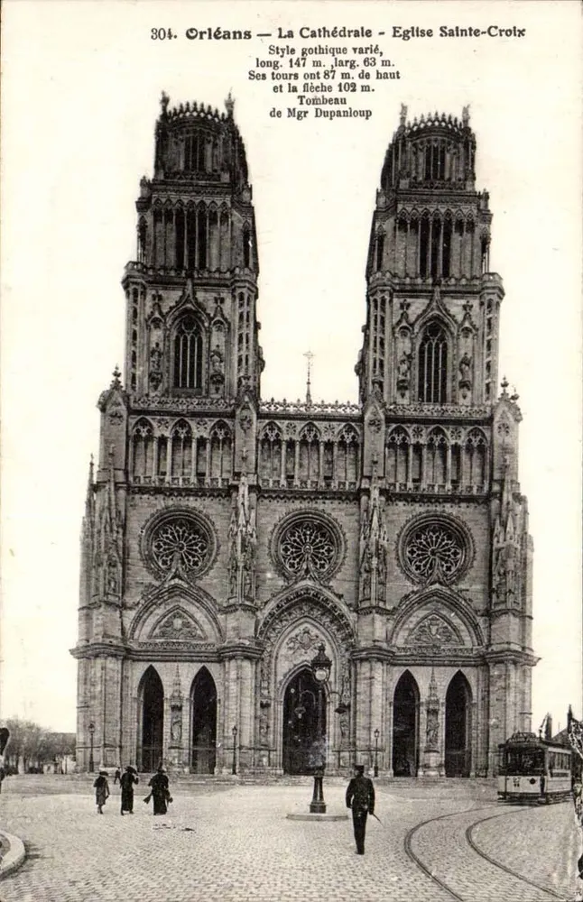 Orléans — Die Kathedrale — Kirche Sainte-Croix — L. Lenormand - Vorderseite