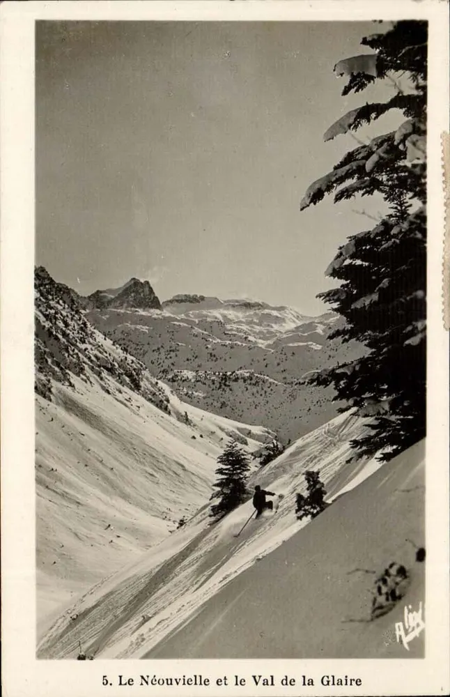 O Néouvielle e o Vale da Glaire — Alix, Pirineus — editor « Les Pyrénées » - Frente