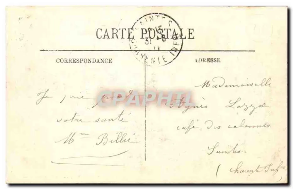 LOURDES — A Procissão — LL. n° 268 - Verso
