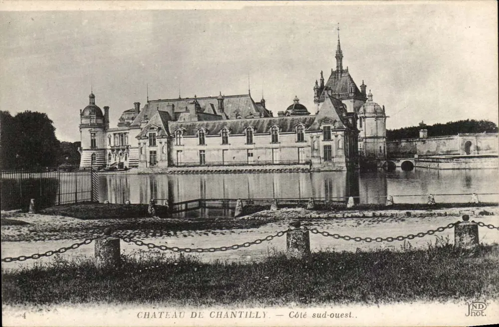 Castelo de Chantilly — Lado sudoeste — JND Fot. - Frente