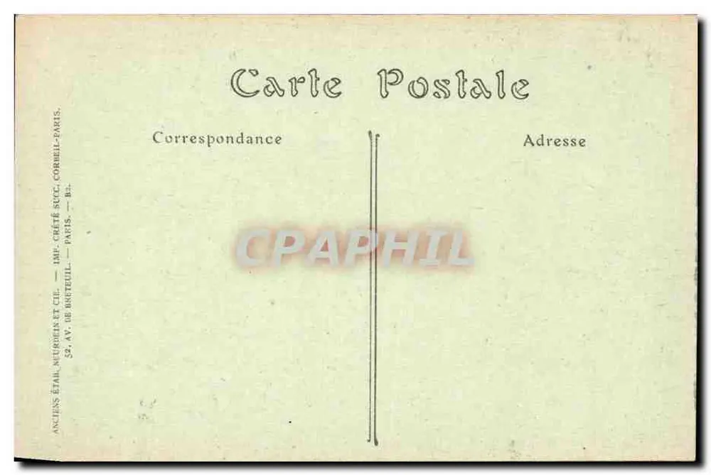 Castelo de Chantilly — Lado sudoeste — JND Fot. - Verso
