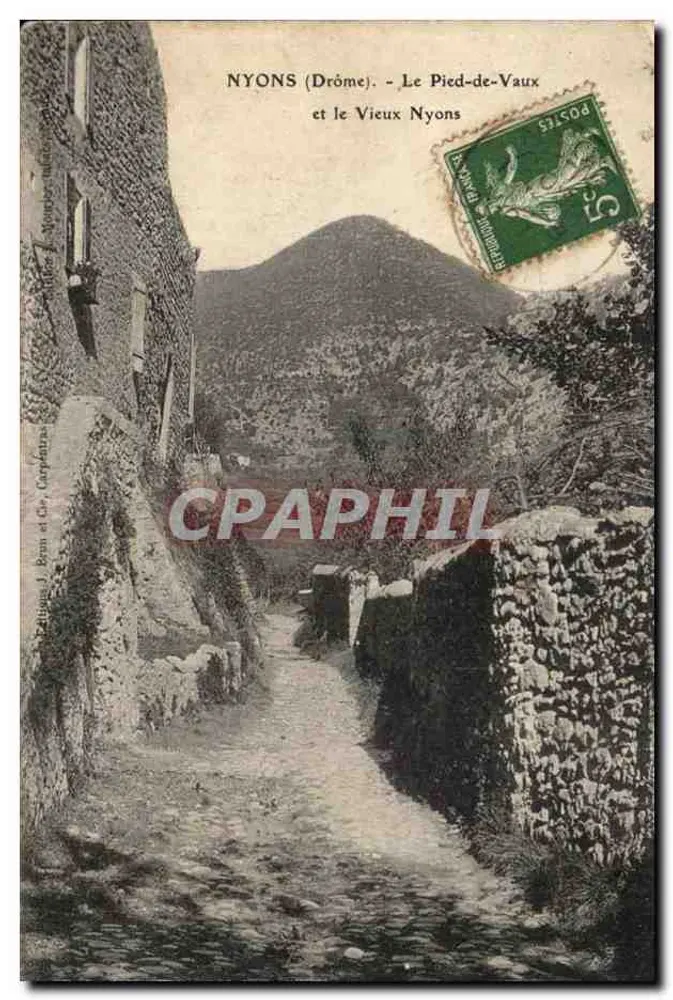NYONS (Drôme) - Der Pied-de-Vaux und das alte Nyons — J. Brem et Cie, Cerdagne - Vorderseite