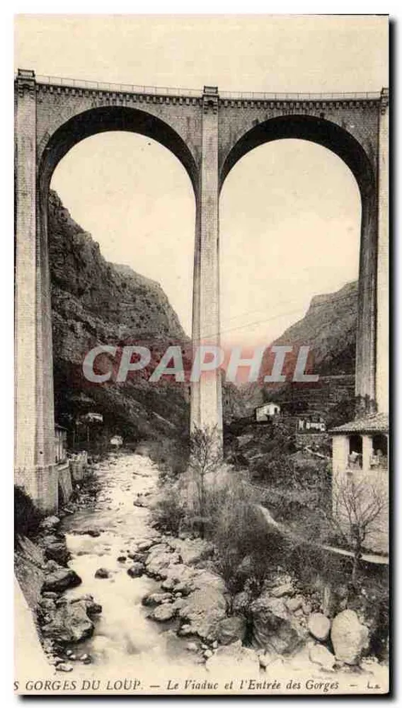 Gorges du Loup — Der Viadukt und der Eingang zu den Gorges du Loup — Die - Vorderseite