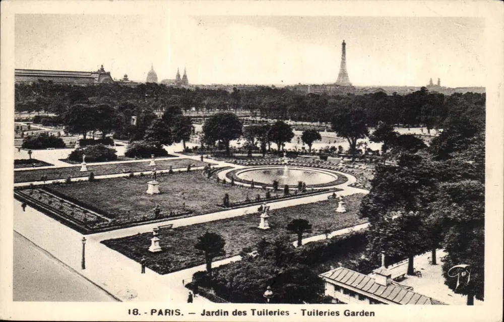 Paris — Jardim das Tuileries — Jardim das Tuileries — A. Leconte, 38, r. Ste-Croix-de-la-Bretonnerie, Paris - Frente