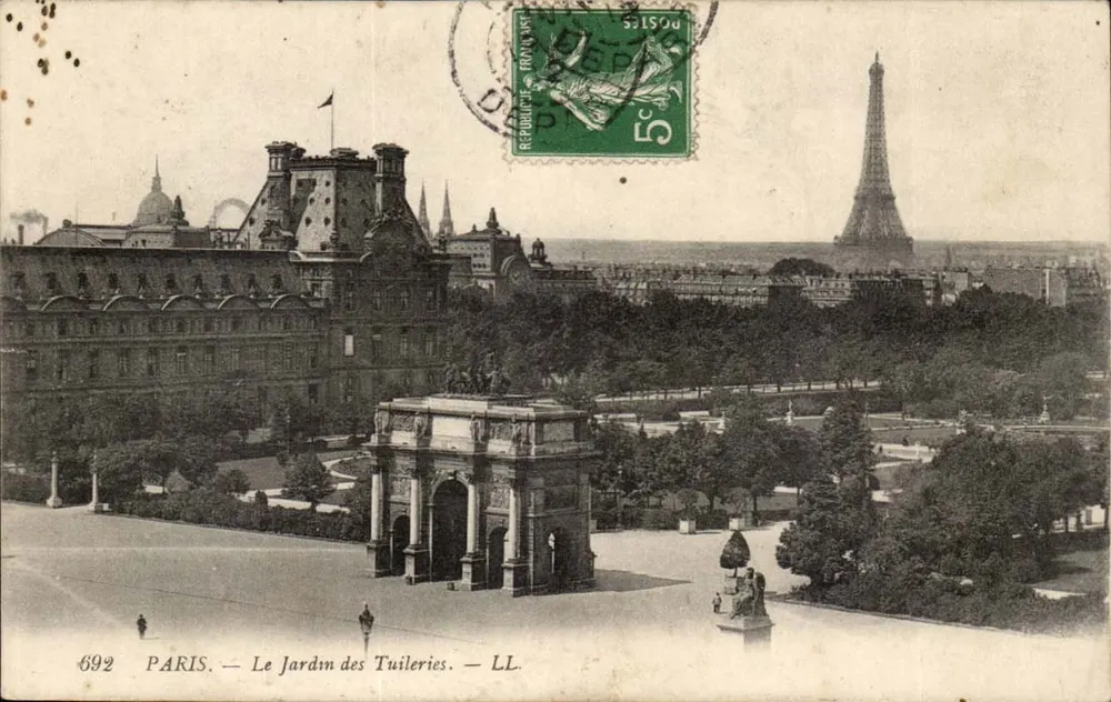 Paris — Der Tuileries-Garten — LL. n°692 - Vorderseite