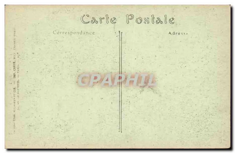 SENS — A Porta do Arcebispo — IMP. CRÉTÉ, PARIS - Verso
