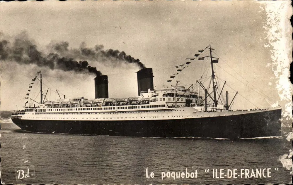 Der Dampfer "ILE-DE-FRANCE" — Serie S.41 — Éditions Bellevues, Le Havre - Vorderseite