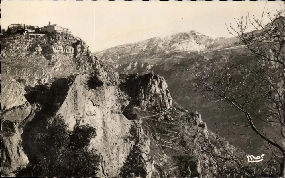 Gourdon (A.M.) — O Caminho do Paraíso — Fotografia Verdadeira, Nice - Frente