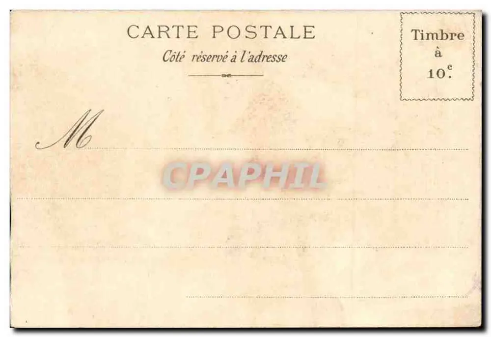 Das Weideland im Schweizer Dorf — Paris 1900 — SIP - Rückseite