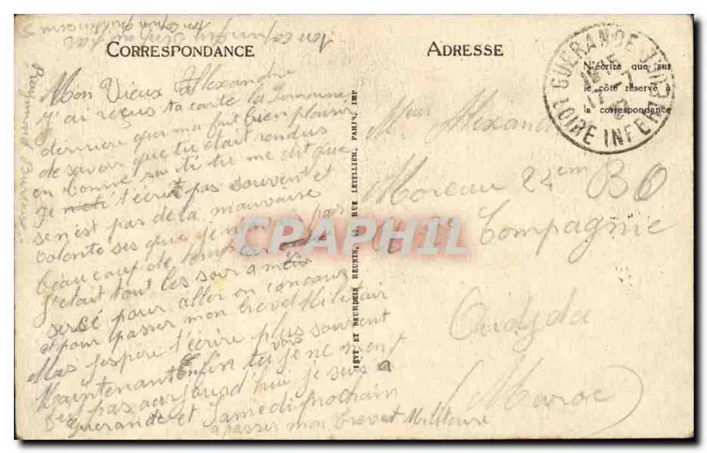 Guérande — A Igreja — LL - Verso