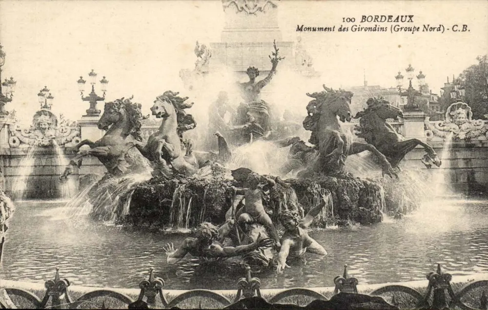Monument der Girondins (Nordgruppe) — Bordeaux — C.B. - Vorderseite