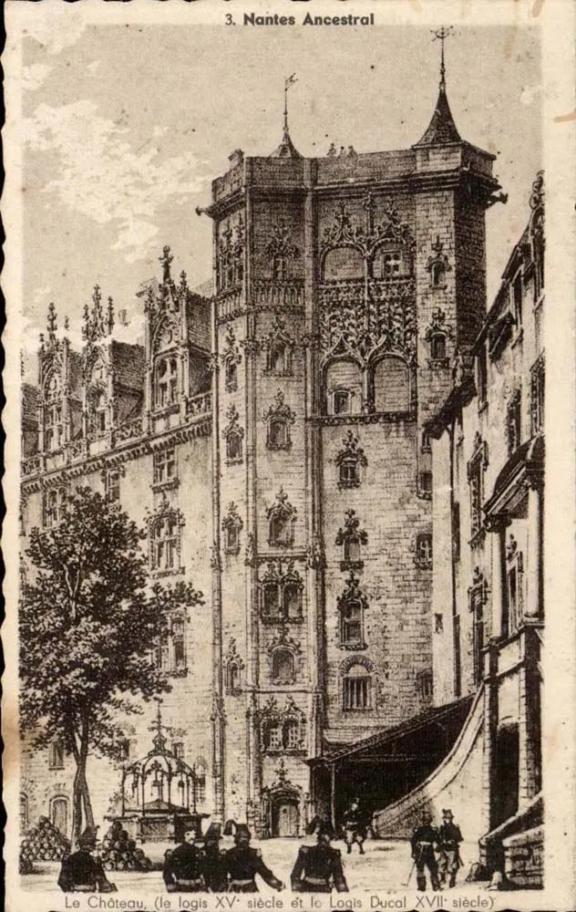 Nantes Ancestral — Das Schloss, das Haus des 15. Jahrhunderts und das Ducalhaus des 17. Jahrhunderts — Verlag nicht sichtbar - Vorderseite
