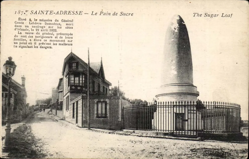 Sainte-Adresse — O Pão de Açúcar — editor Actions E. Le Dusar, Paris - Frente