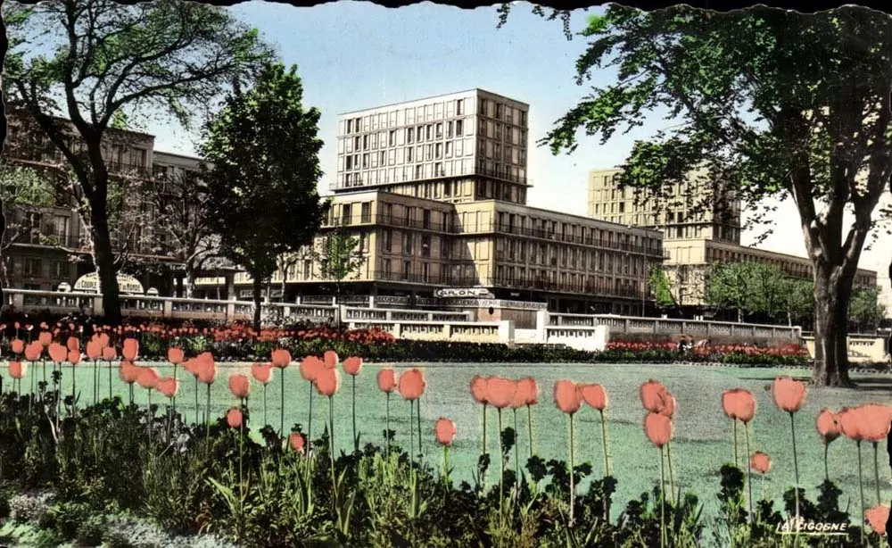 Gärten des Rathauses — Le Havre — Verlag La Cigogne, n° 76.351.72 - Vorderseite