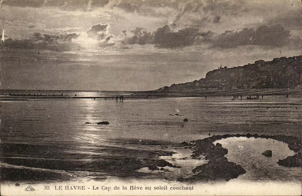 Le Havre - Der Cap de la Hève bei Sonnenuntergang — 83 — Atelier des Arts Photographiques, Branbouy - Vorderseite