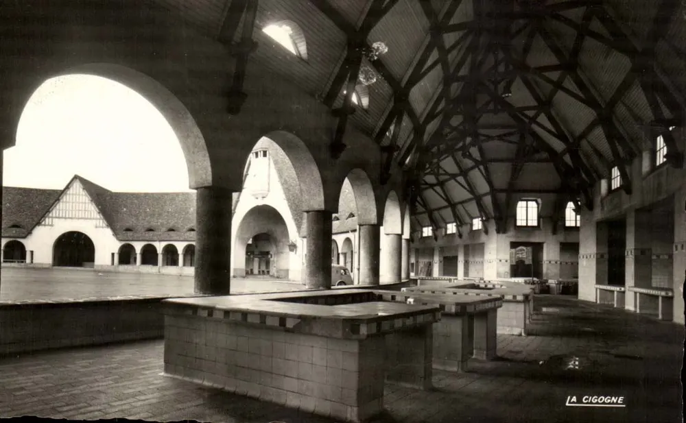 O mercado coberto — Le Touquet-Paris-Plage — Éditions La Cigogne - Frente