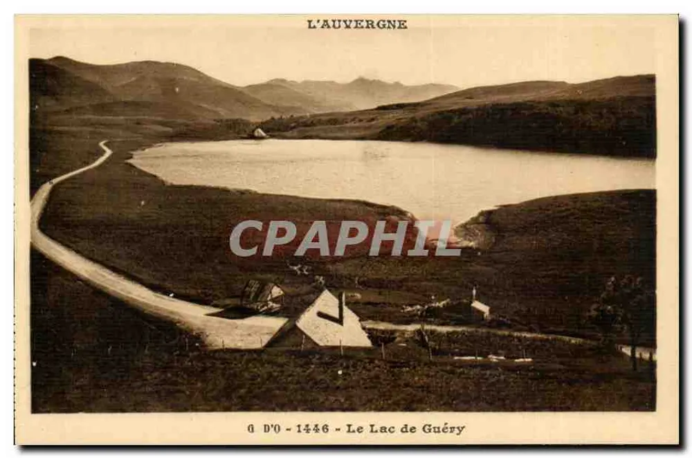 A Auvergne - A Lagoa de Guéry — J. Goutefanges, editora - Frente