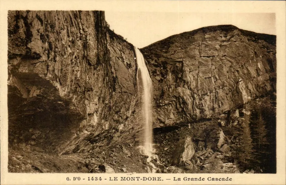 Mont-Dore — Die große Wasserfall — G. D'O - 1434 - Vorderseite
