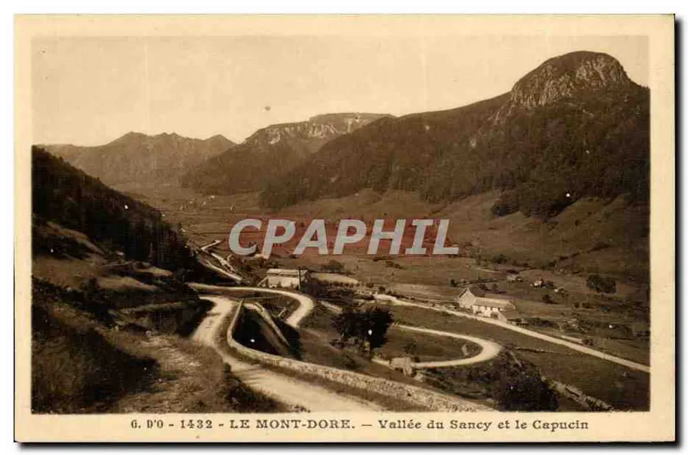 Le Mont-Dore — Tal des Sancy und der Capucin — Verlag J. Goutrefanges, Ollierges (P.-dc-D.) - Vorderseite