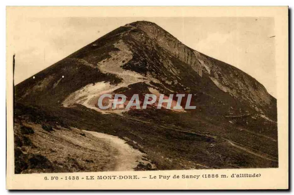 Le Puy de Sancy — 1886 m. de altitude — J. Gottetefangens, edit. Ollitecaues (F.-de-D.) - Frente