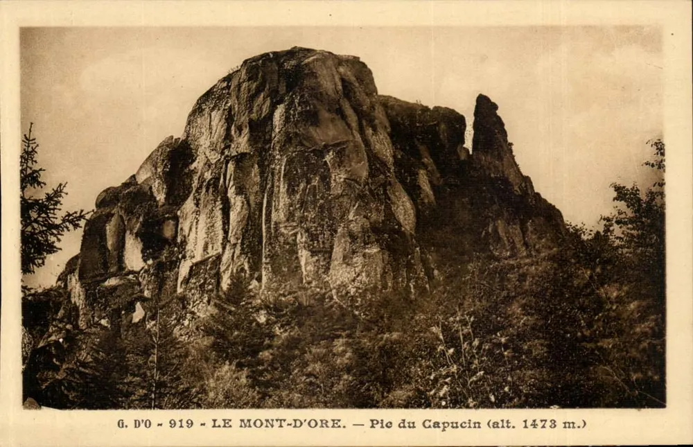 Der Mont-d'Ore — Pie du Capucin (Höhe 1473 m.) — G. D'O n° 919 - Vorderseite